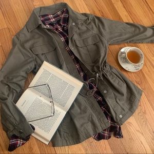 NWOT H&M Olive Jacket Size S